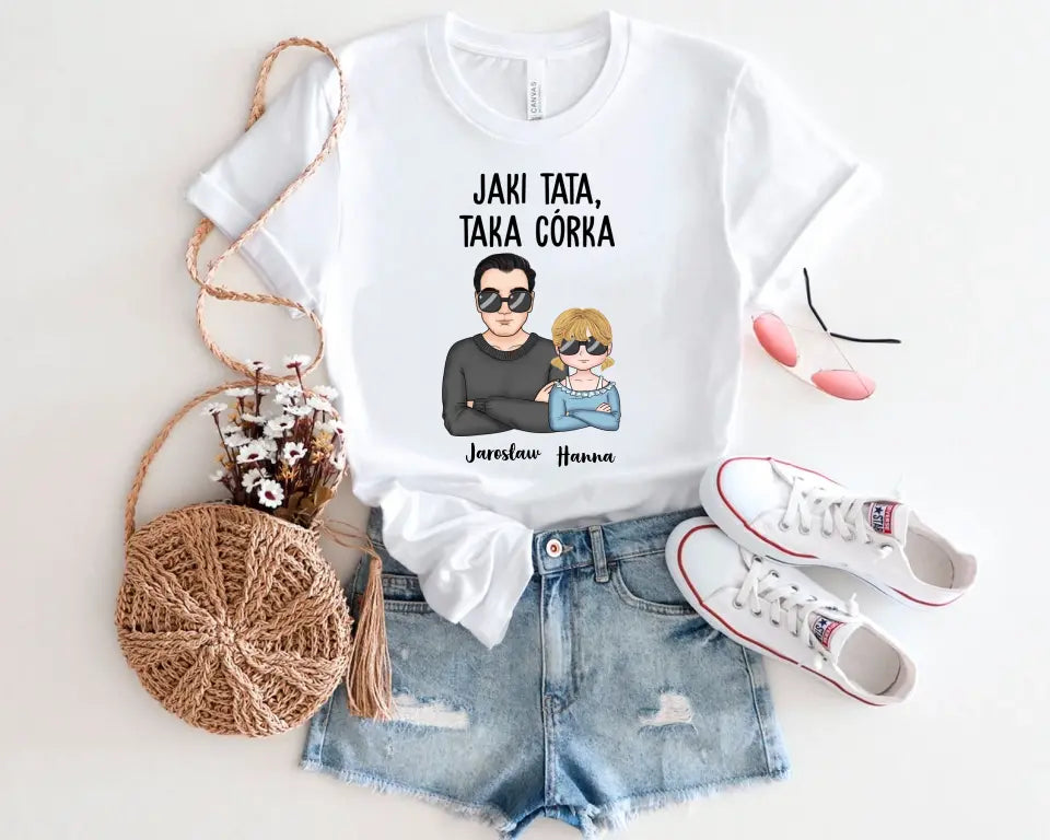 Bluza z kapturem - Jaki Tata, Taka Córka