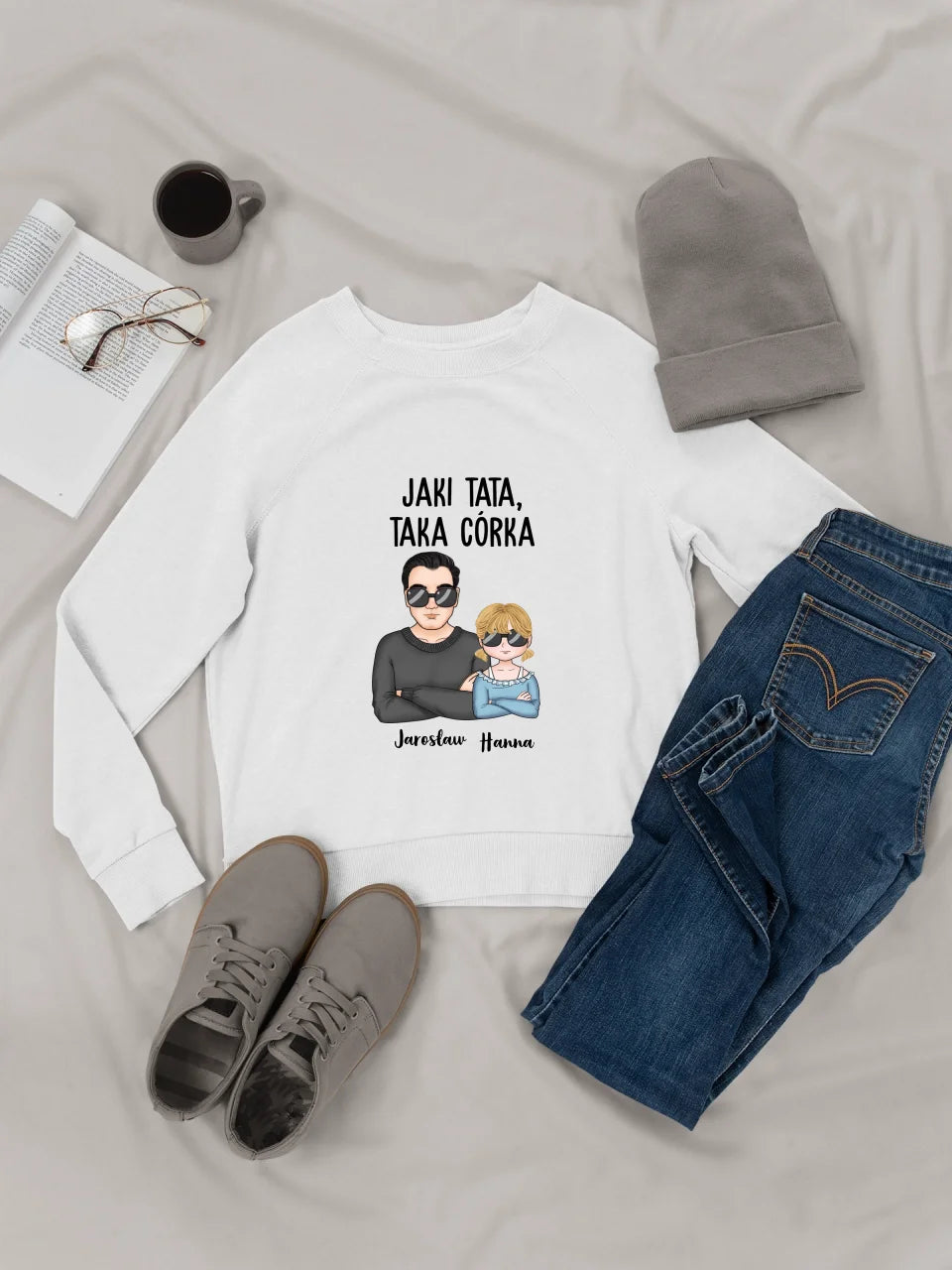 Bluza z kapturem - Jaki Tata, Taka Córka