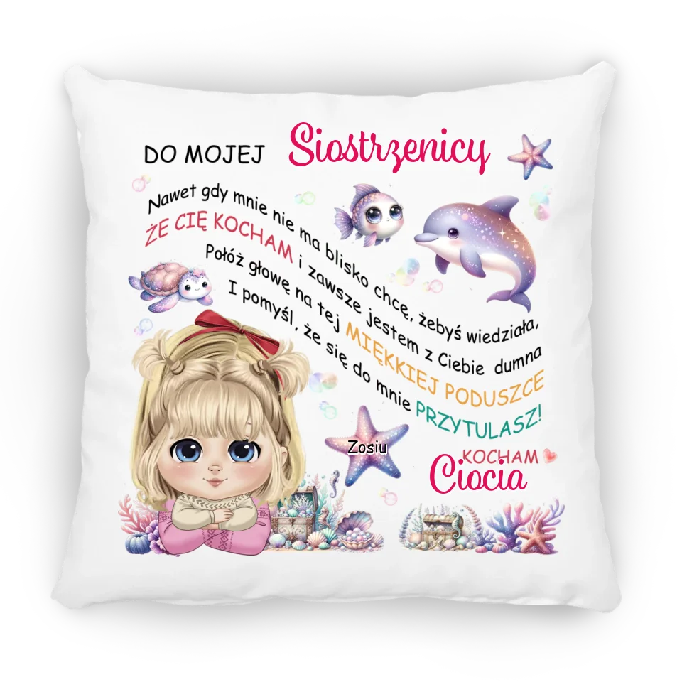 Dla mojej siostrzenicy. Kocham Ciocia