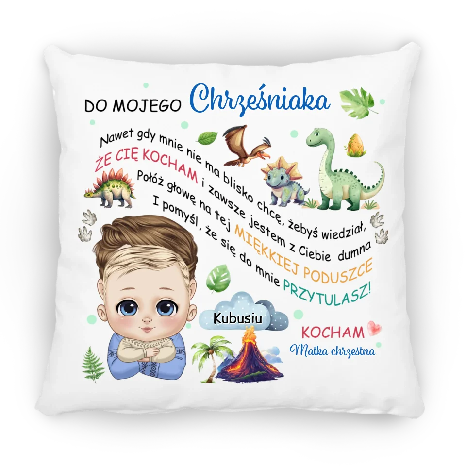 Dla mojego chrześniaka. Kocham Matka chrzestna