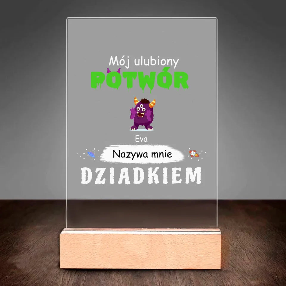 Mój ulubiony potwór nazywa mnie dziadkiem