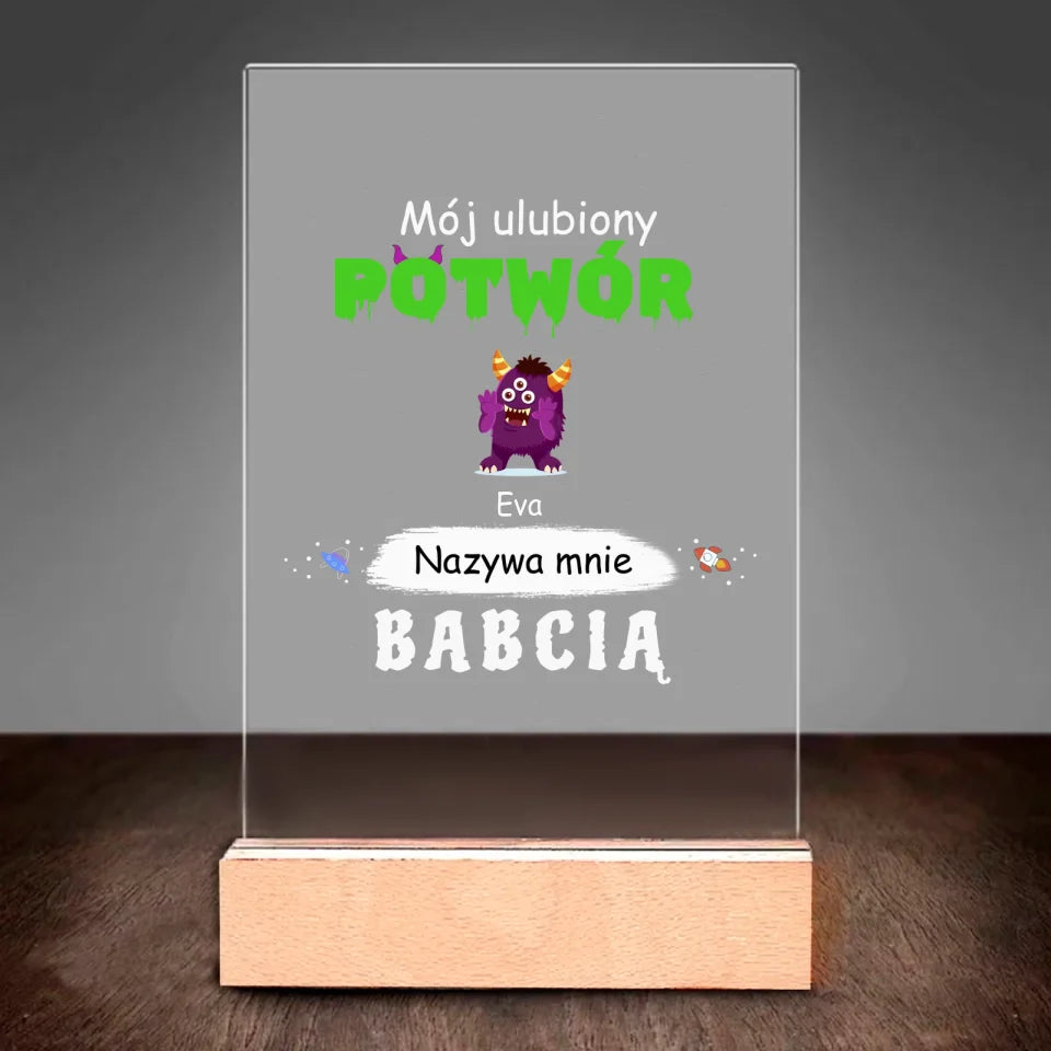 Mój ulubiony potwór nazywa mnie babcią