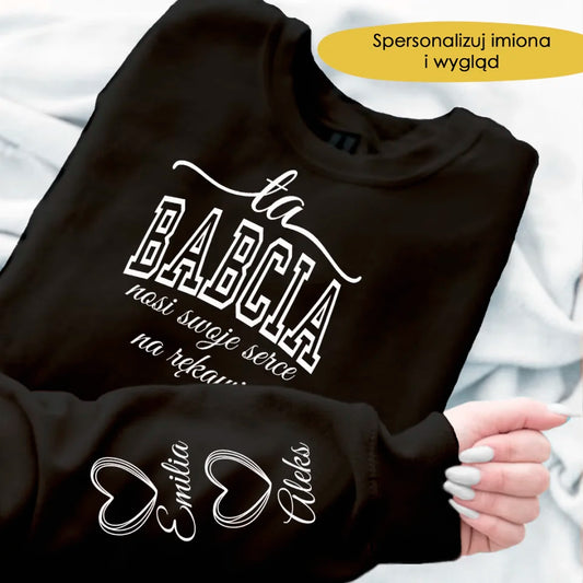 Prezent - Ta babcia nosi swoje serce na rękawie