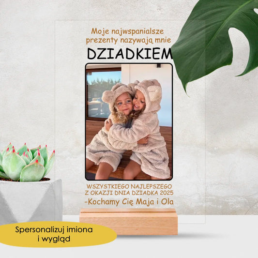Moje najwspanialsze  prezenty nazywają mnie DZIADKIEM