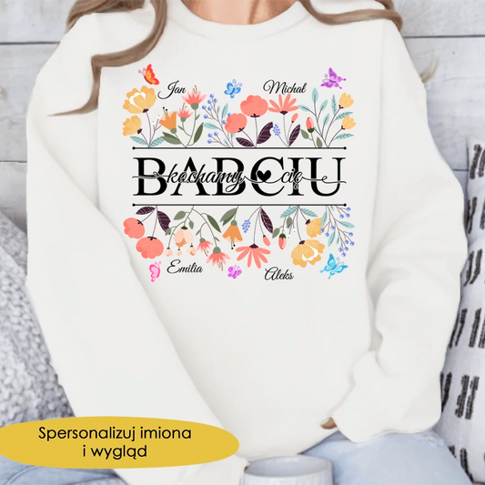 Bluza Kochamy Cię , Babciu