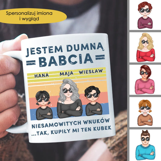 Kubek - Jestem dumną babcia niesamowitych wnuków