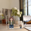 Personalizowana figurka 3D na prezent dla niej, świąteczna, z podobizną