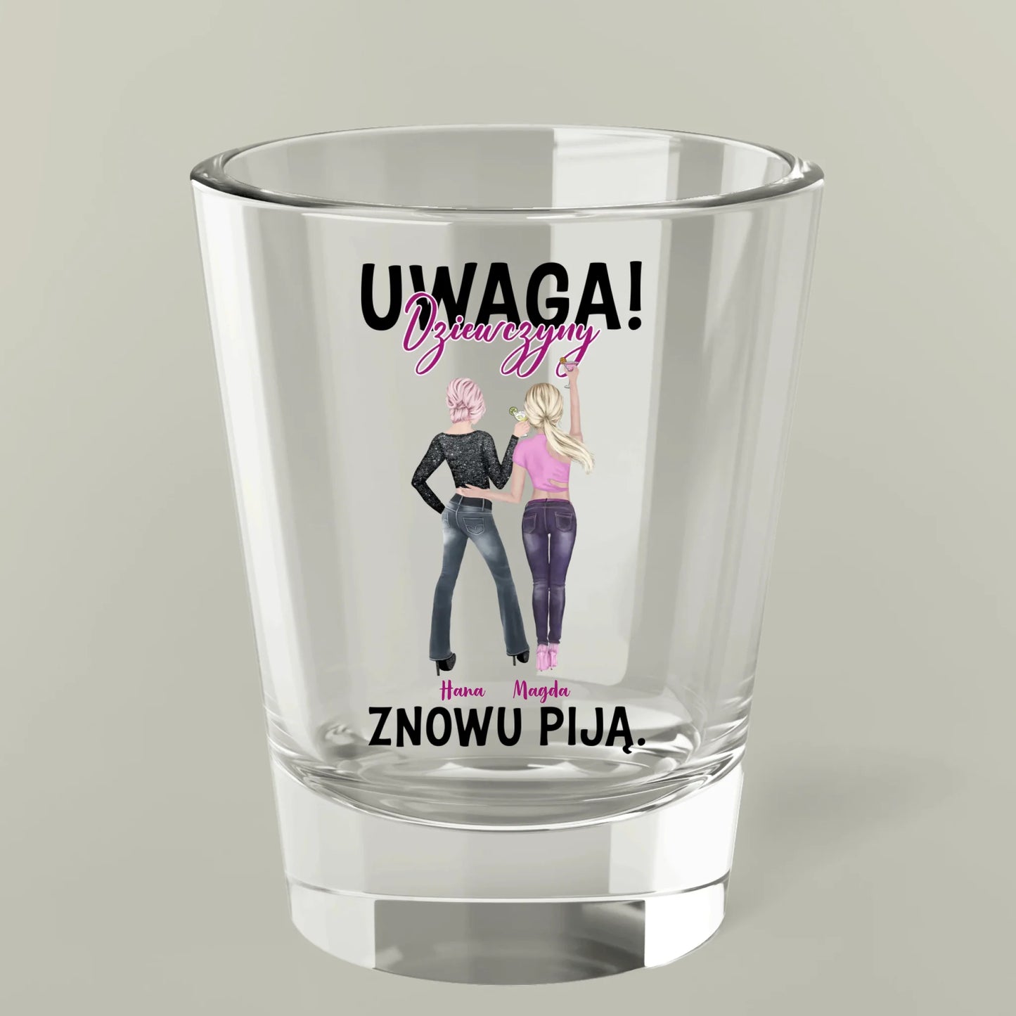 Szklanka - UWAGA! Dziewczyny znowu piją.