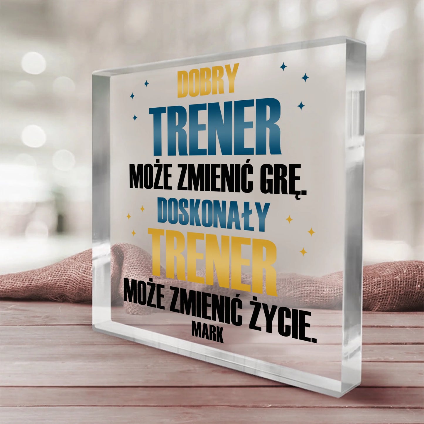 Dobry trener może zmienić grę, doskonały trener może zmienić życie