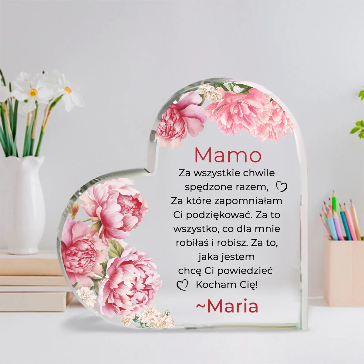 Dla niej - Mamo, za wszystkie chwile spędzone razem, za które zapomniałam Ci podziękować