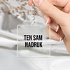 Brelok z takim samym nadrukiem