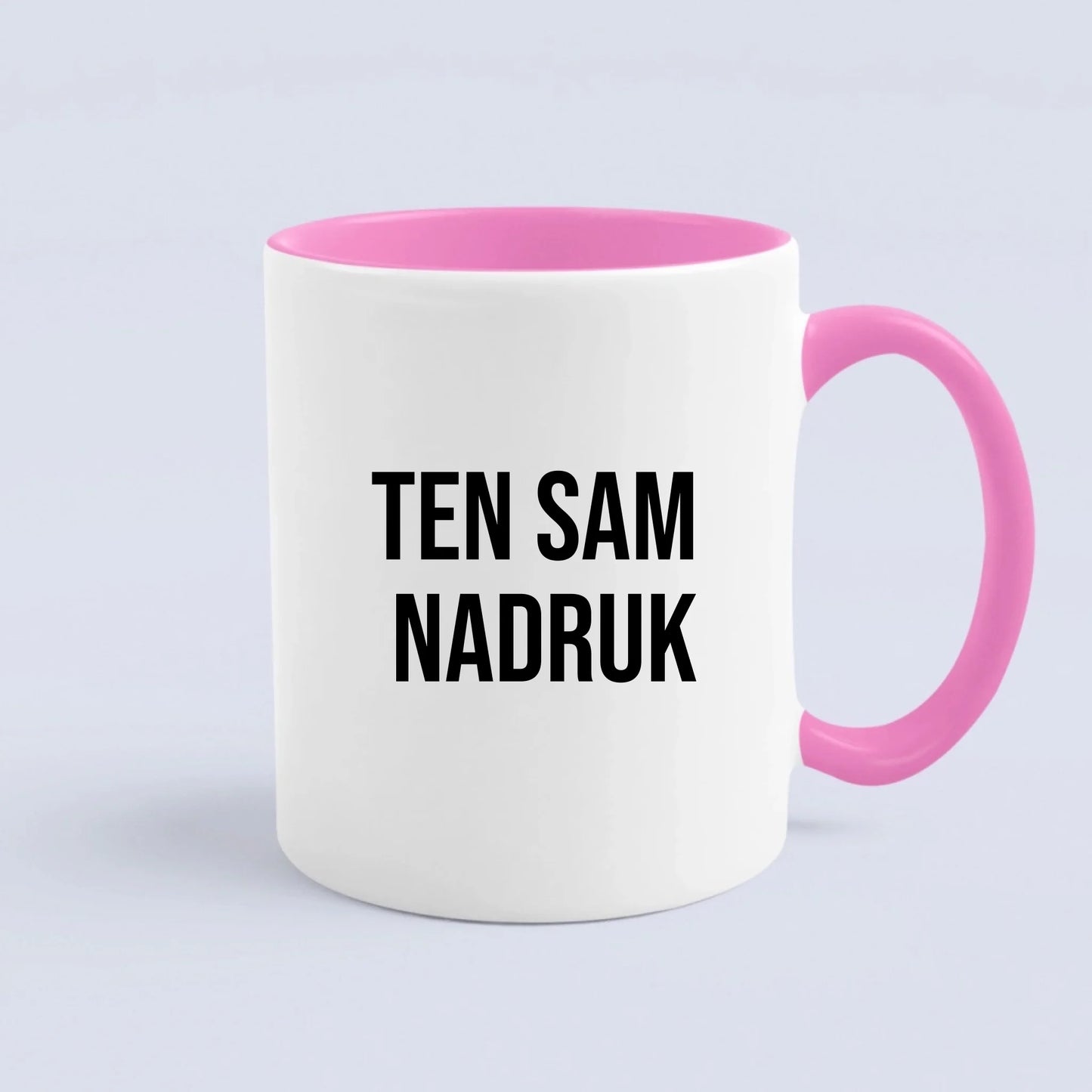 Kubek z takim samym nadrukiem