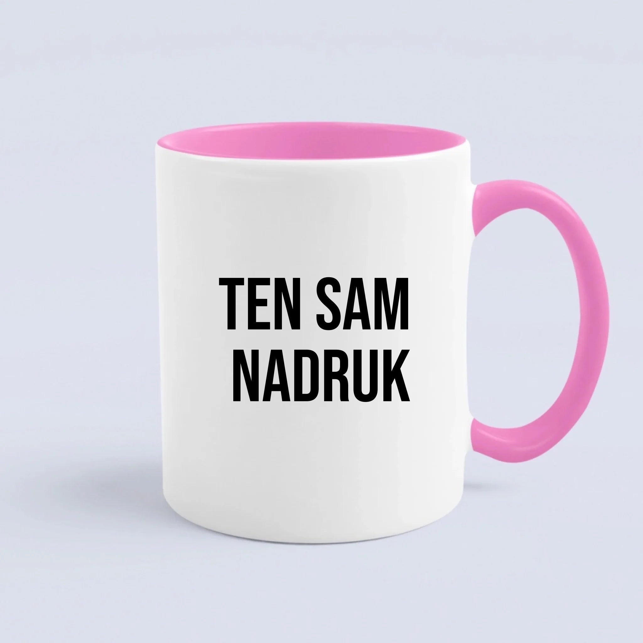 Kubek z takim samym nadrukiem
