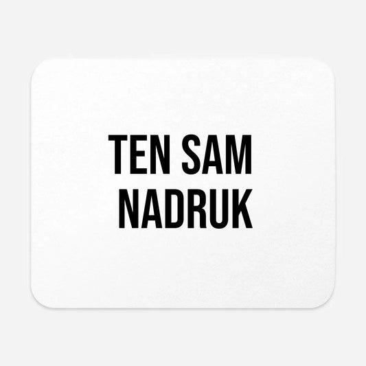Podkładka pod mysz z takim samym nadrukiem