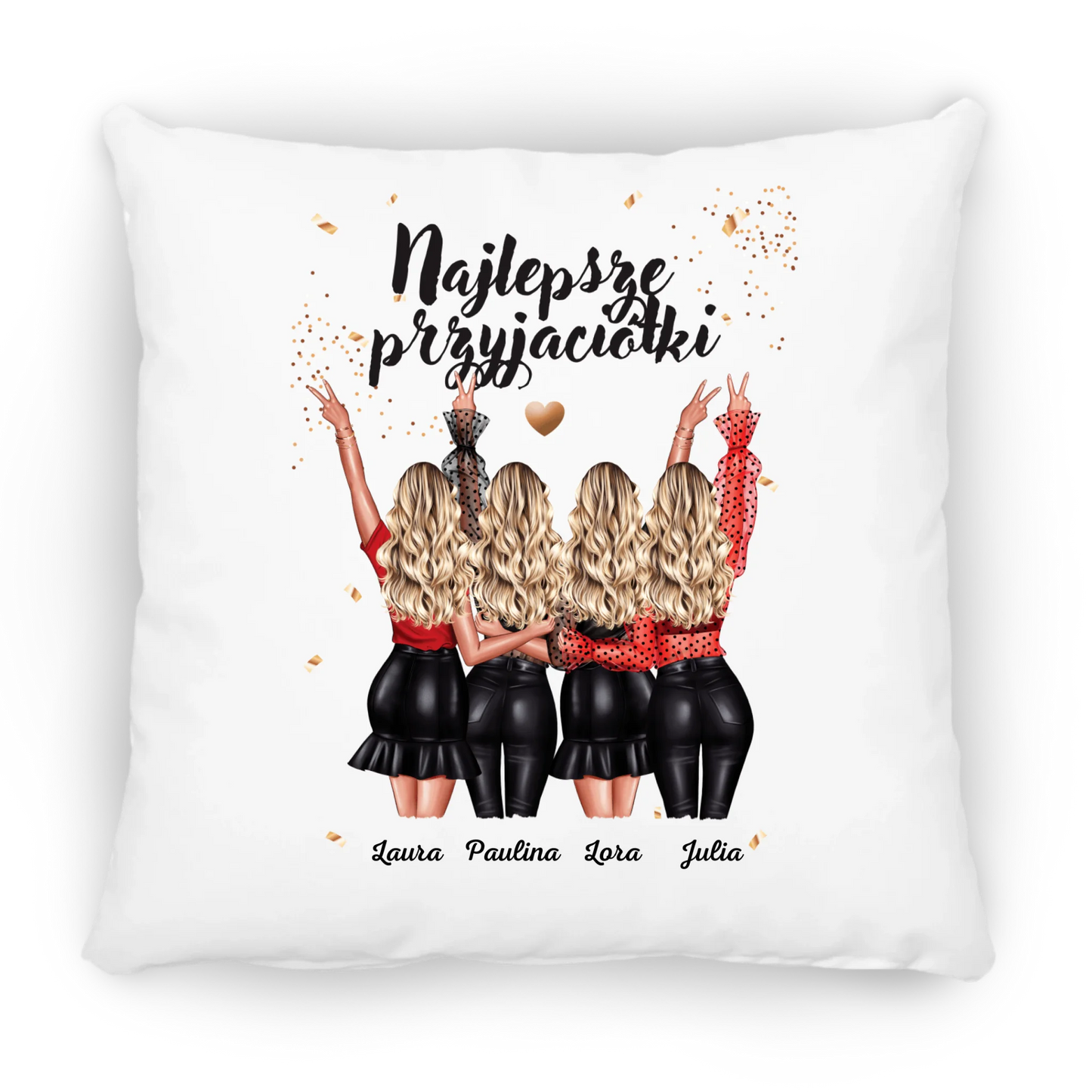 Pocztówka akrylowa z napisem "Najlepsze przyjaciółki"