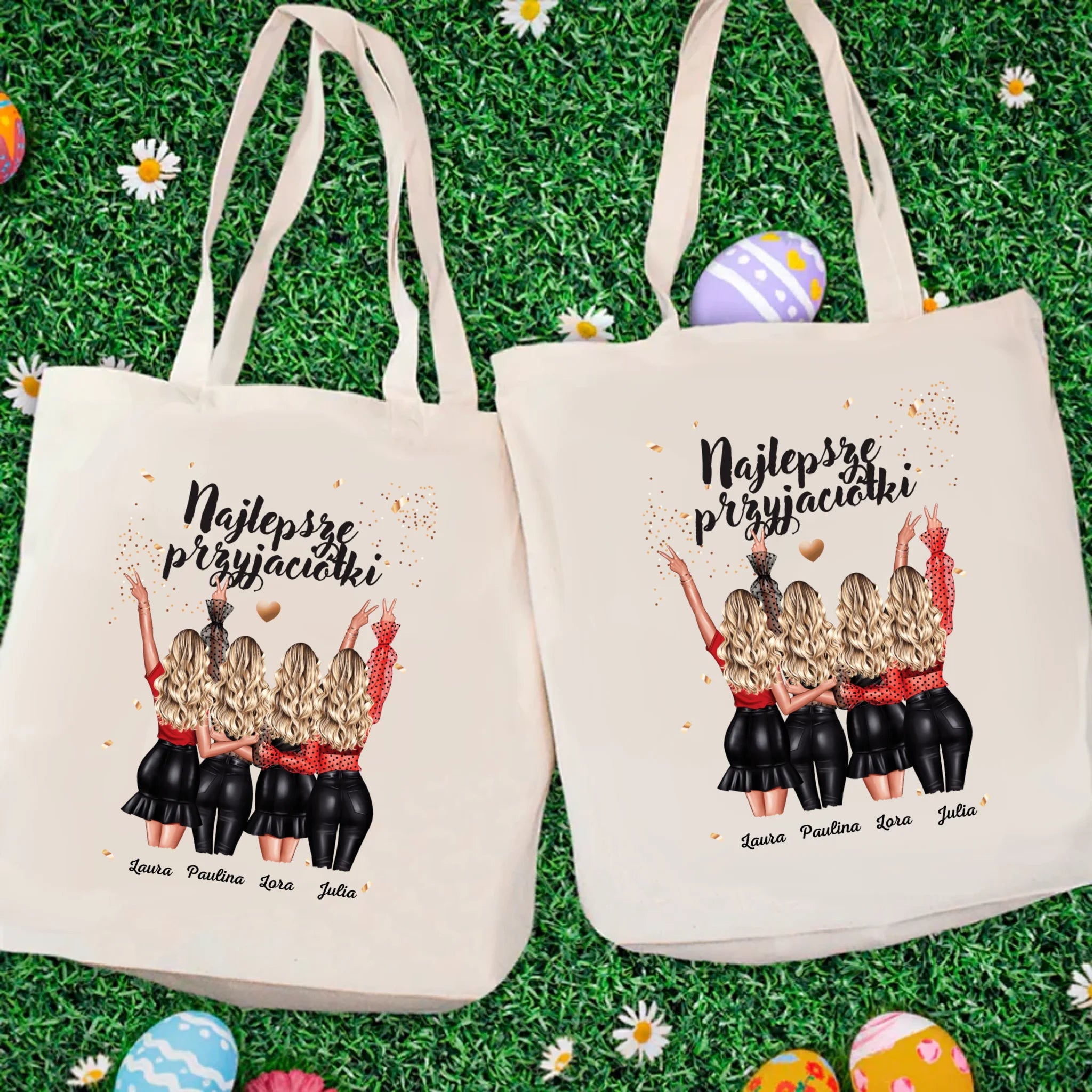 Pocztówka akrylowa z napisem "Najlepsze przyjaciółki"