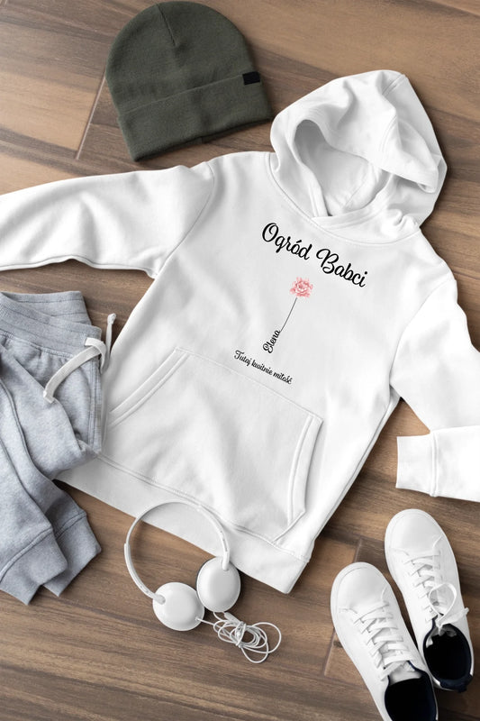 Bluza z kapturem - Ogród Babci