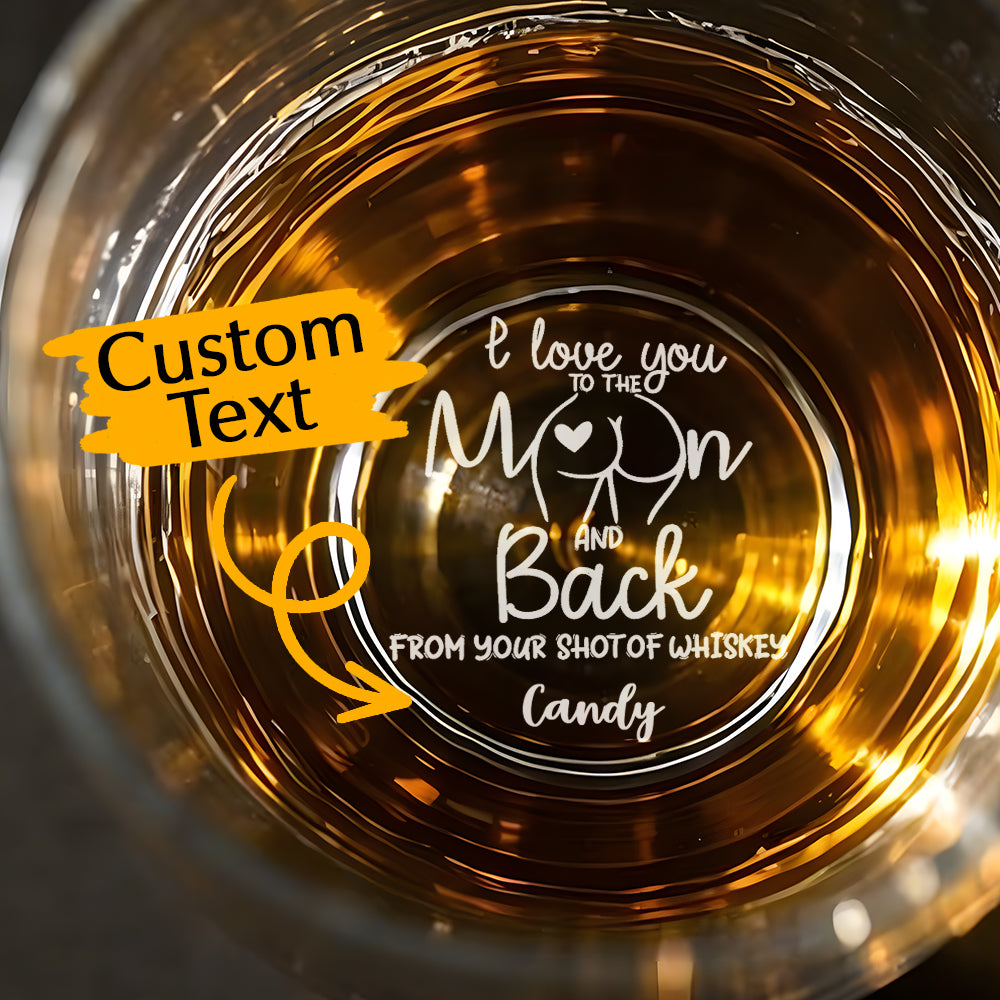 Personalizowana szklanka do whisky z imieniem na prezent dla niego na urodziny