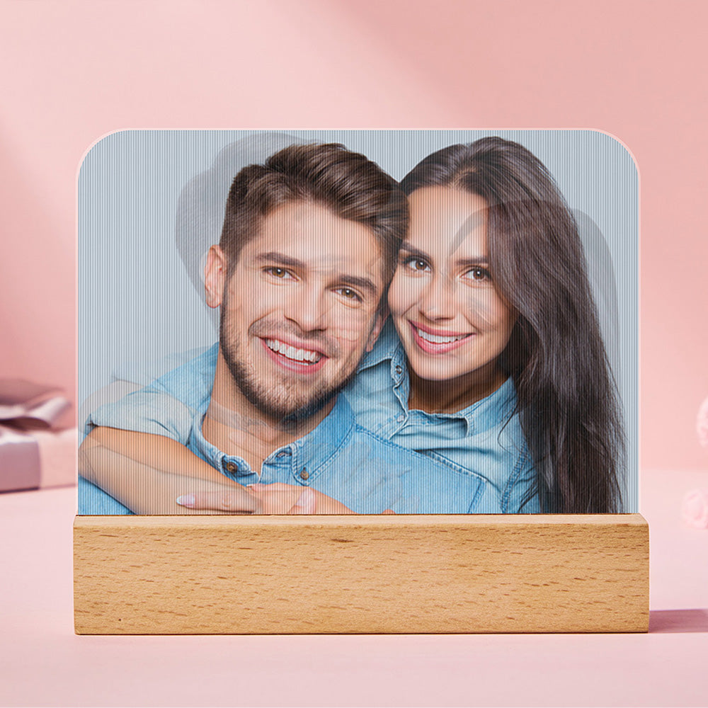 Personalizowana ramka na zdjęcia z efektem 3D na urodziny lub rocznicę