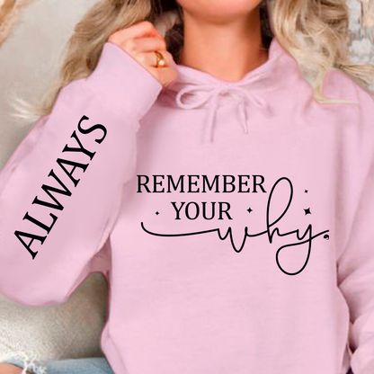 Bluza z kapturem Remember your why