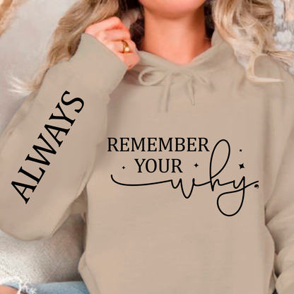 Bluza z kapturem Remember your why