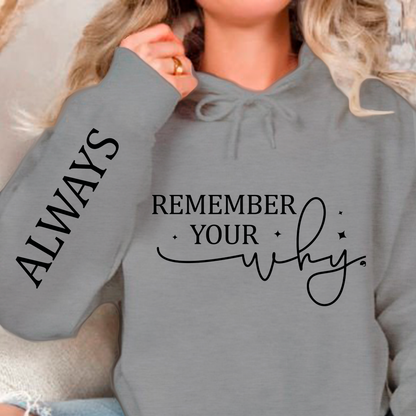 Bluza z kapturem Remember your why