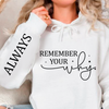 Bluza z kapturem Remember your why 