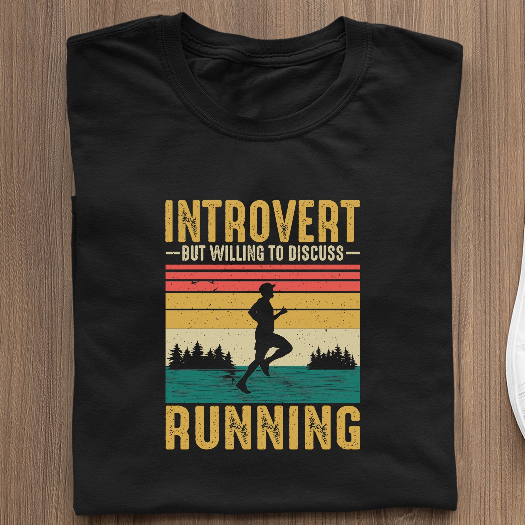 Koszulki Biegacza  Introvert - But Willing To Discuss Running