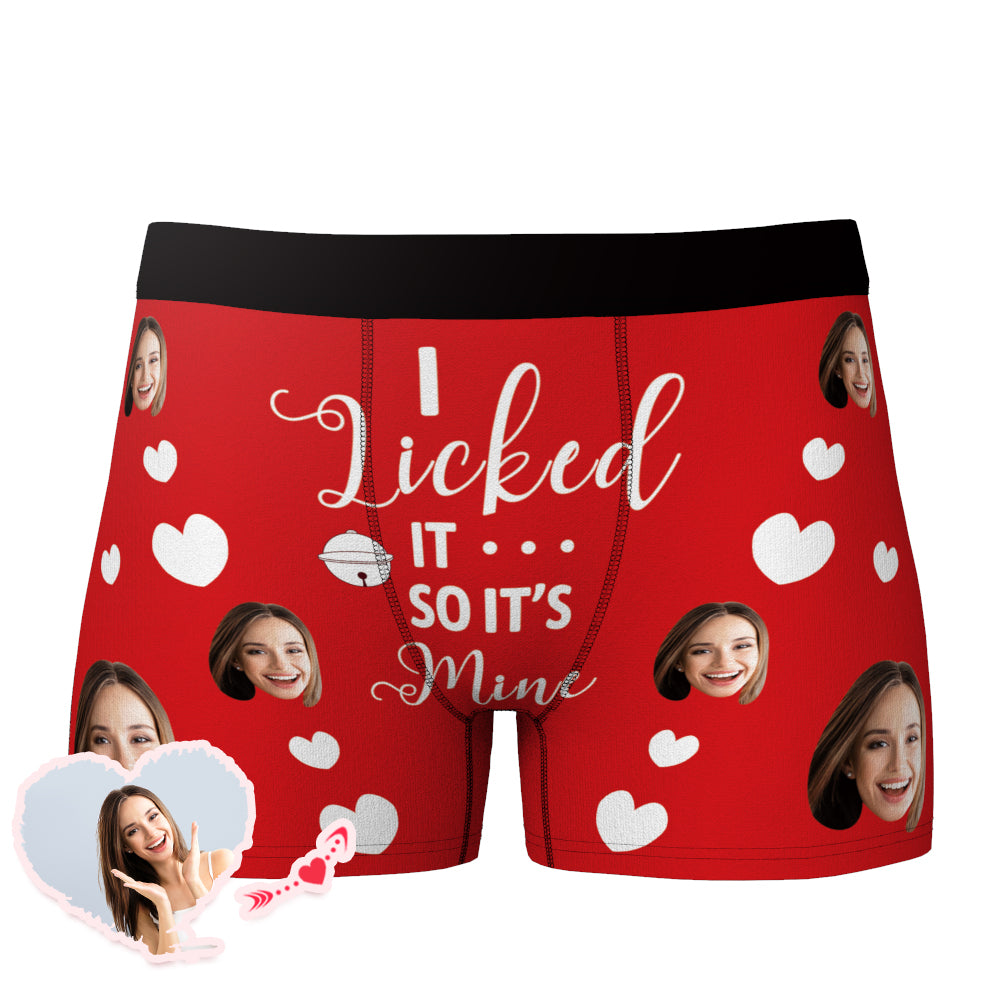 Śmieszna bokserska bielizna męska z personalizowanym nadrukiem na prezent dla niego
