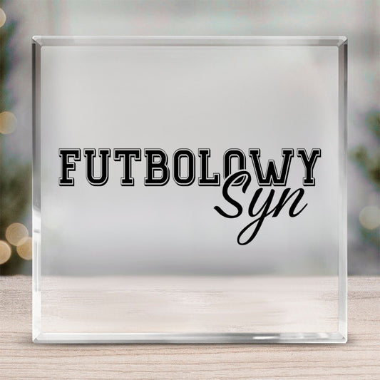Prezenty Dla Fanów Piłki Nożnej Szkło kwadratowe Futbolowy syn