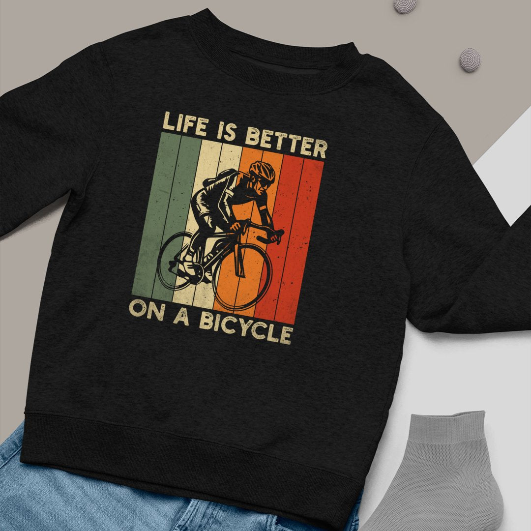 Bluza Unisex Life Is Better On Bicycle