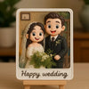 Custom 3D Mini Figurine Decors Personalized Unique Home Decor Birthday Gift Wedding Gift Toy For Celebration (No Wooden Holder Included)