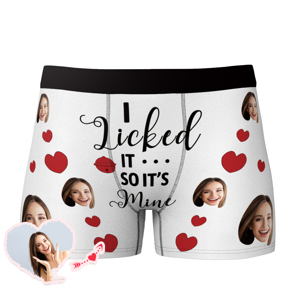 Śmieszna bokserska bielizna męska z personalizowanym nadrukiem na prezent dla niego