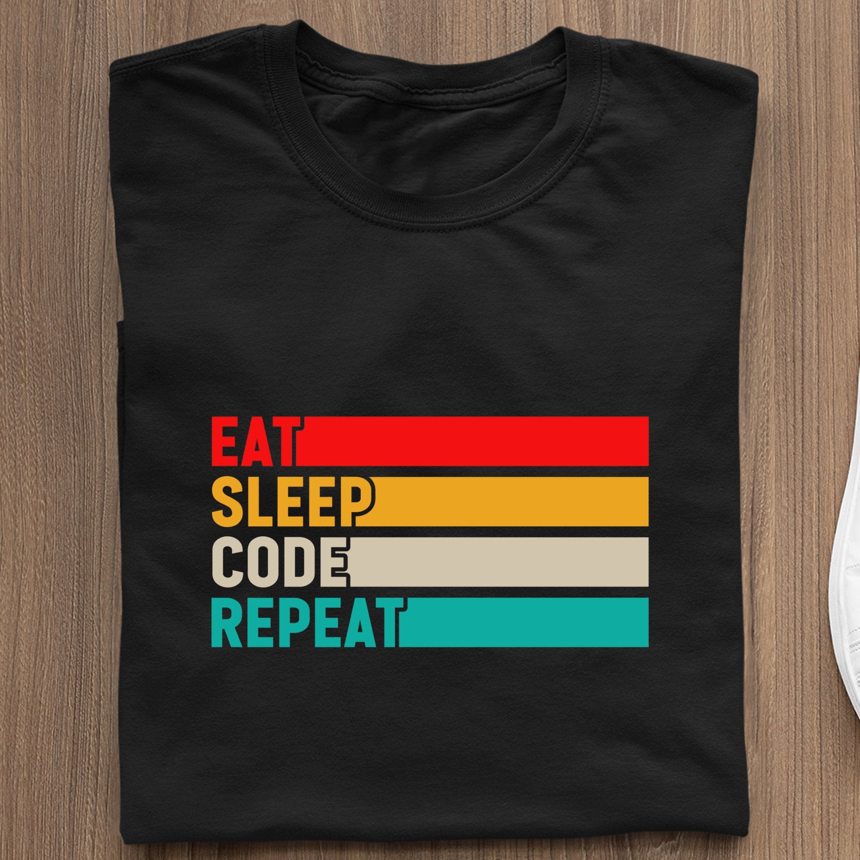 Prezent Programista Koszulka Eat Sleep Code Repeat