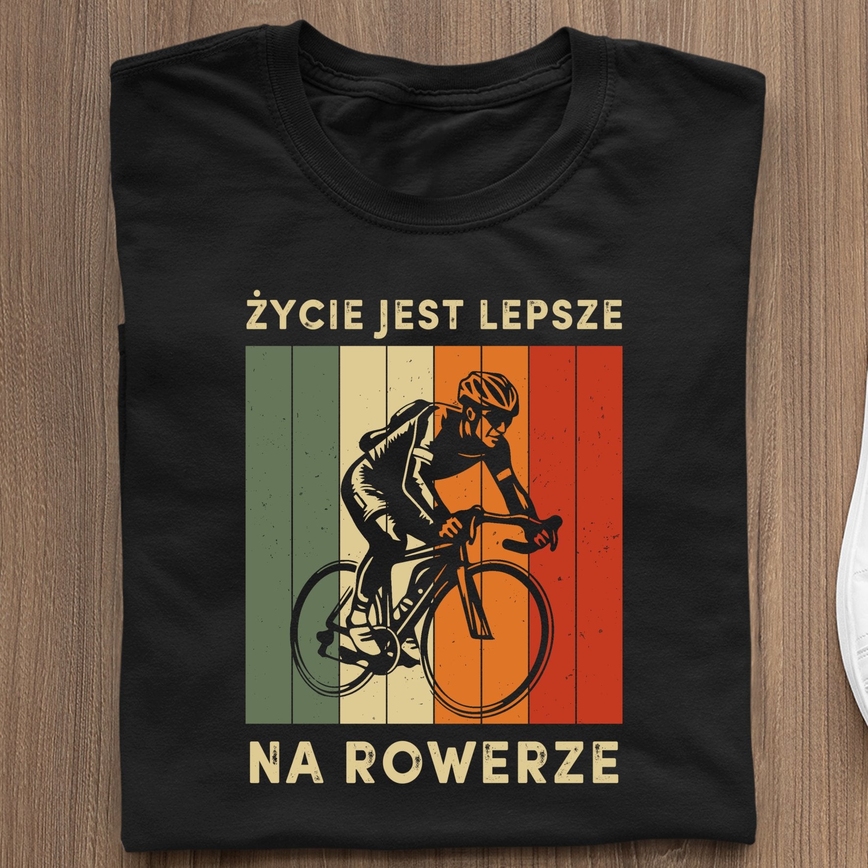 Koszulka Życie Jest Lepsze Na Rowerze