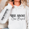 Bluza z kapturem Rise above soar beyond 