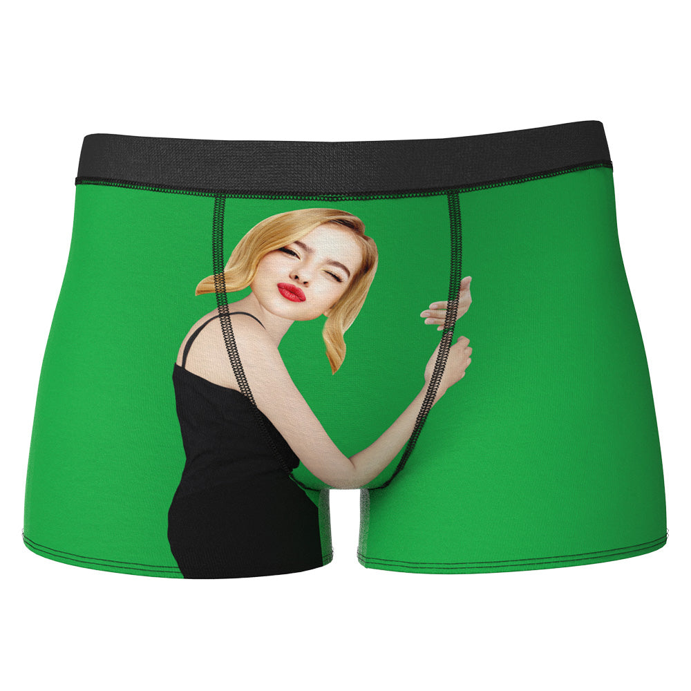 Personalizowane bokserki z zdjęciem dla pary na rocznicę lub walentynki