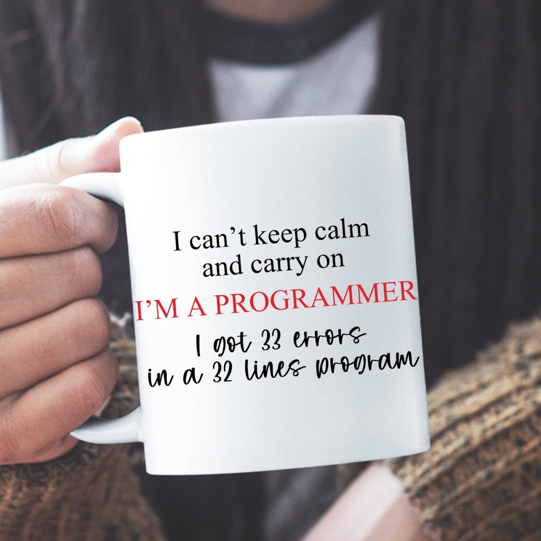 Pomysł Na Prezent Dla Programisty Kubek I Can't Keep Calm And Carry On