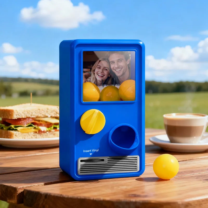 Personalized Music and Photo Music Gachapon Machine Custom Song Mini Record Box Anniversary Gift Christmas Gifts