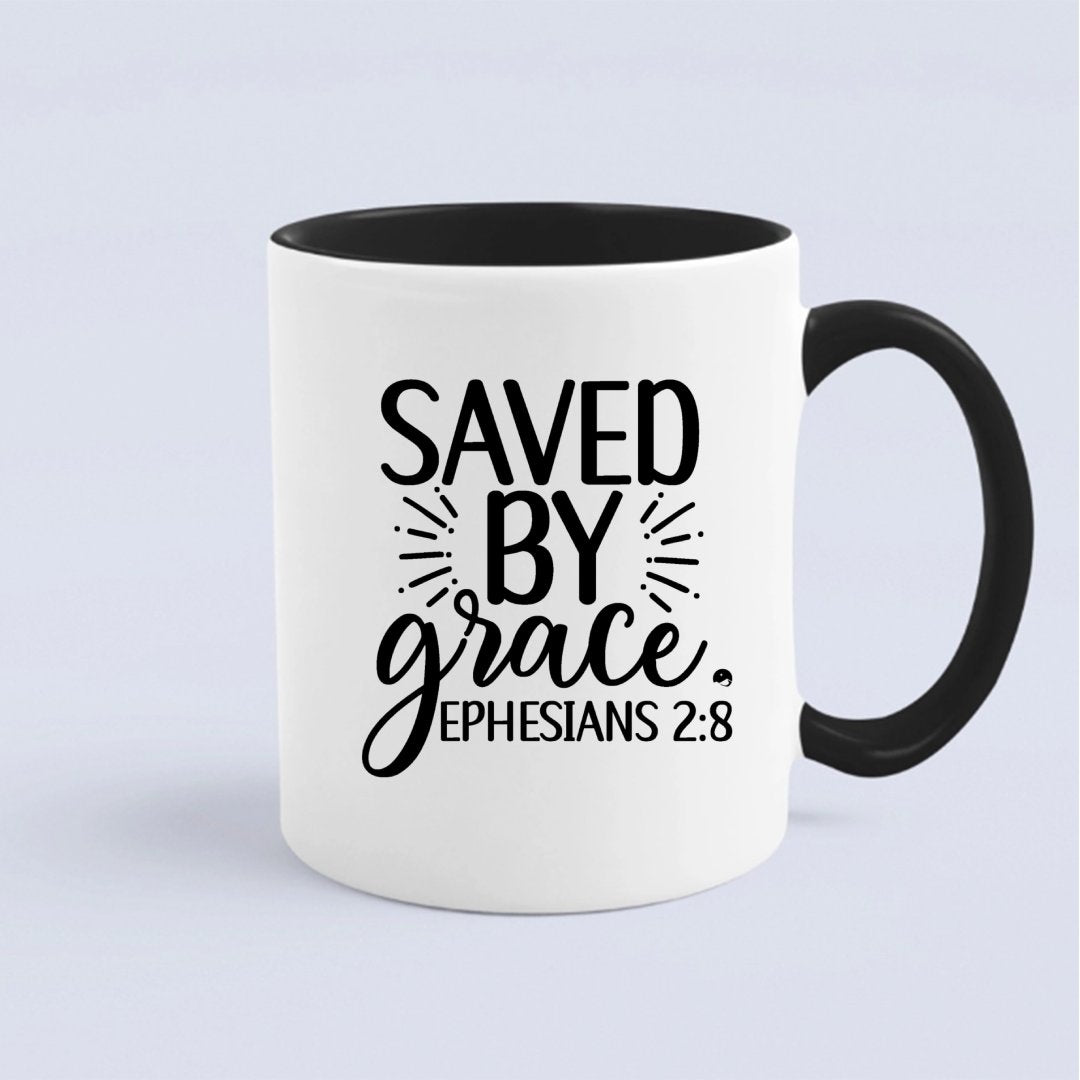 Kubek Saved By Grace Ephesians