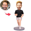 Running Man Custom Bobbleheads With Engraved Text