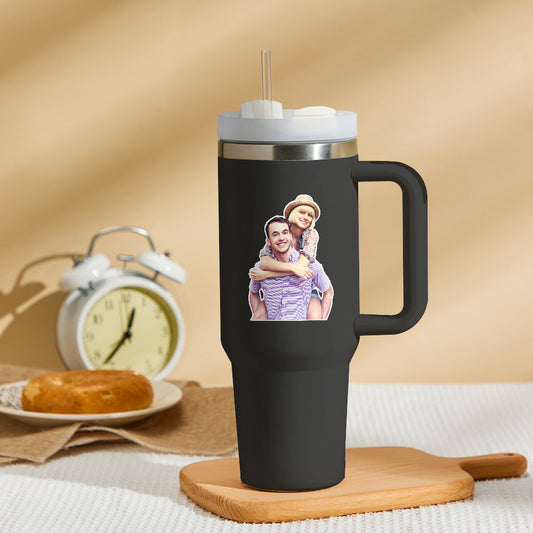 Kubek termiczny z personalizowanym zdjęciem na Dzień Babci - prezent dla babci