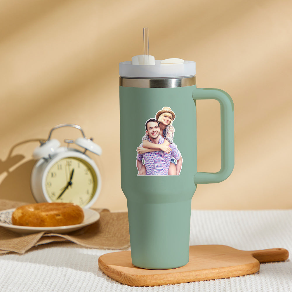 Kubek termiczny z personalizowanym zdjęciem na Dzień Babci - prezent dla babci