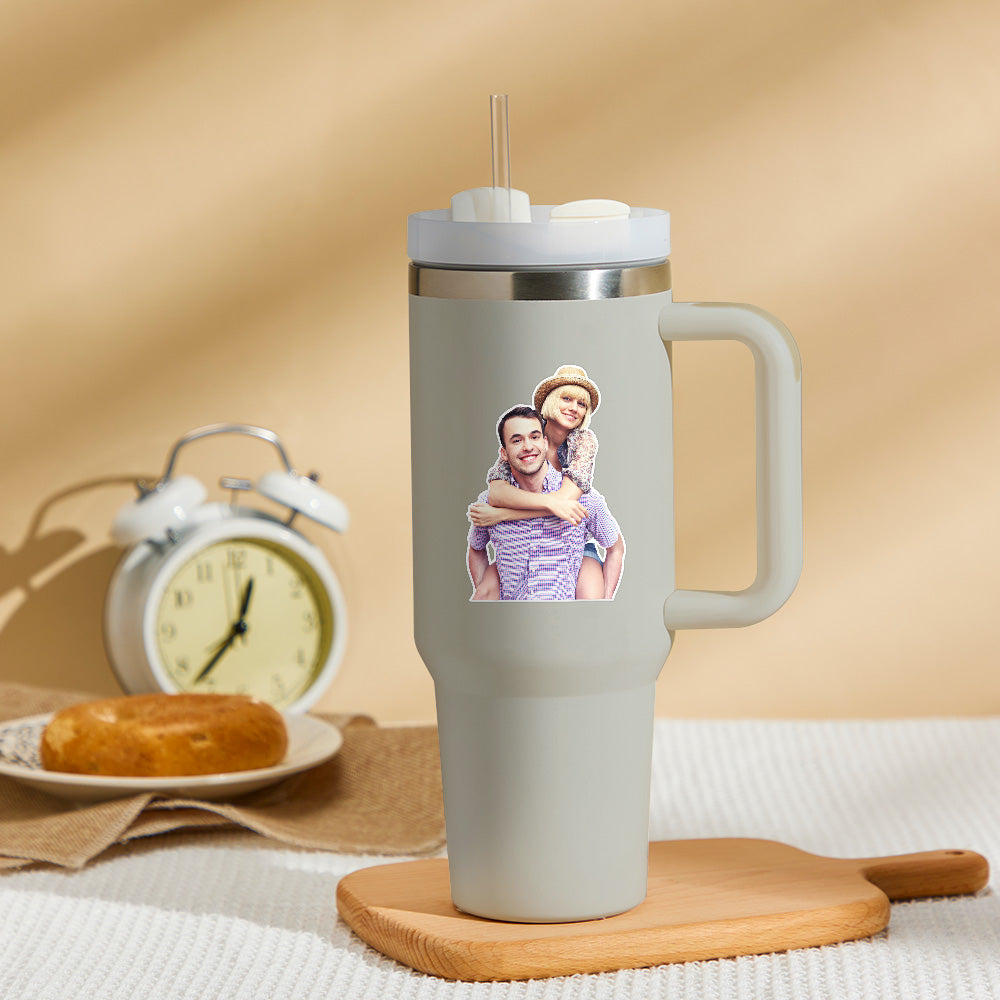 Kubek termiczny z personalizowanym zdjęciem na Dzień Babci - prezent dla babci