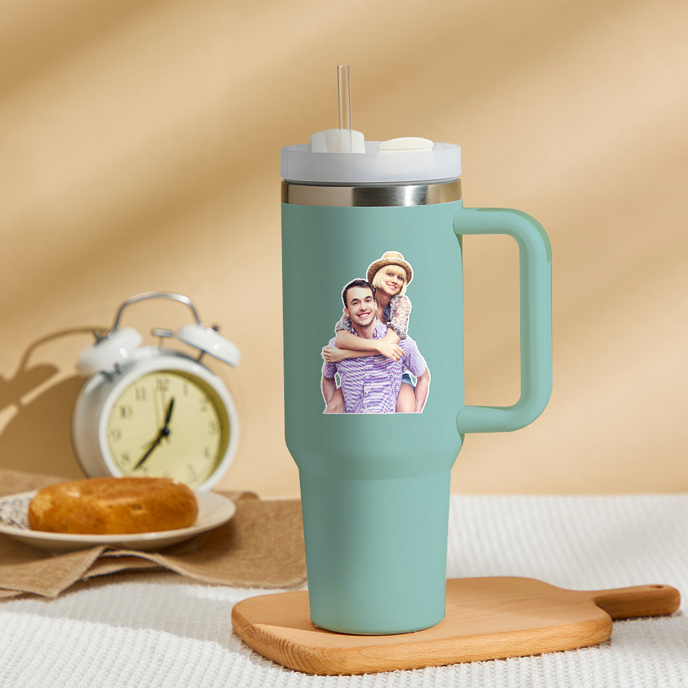 Kubek termiczny z personalizowanym zdjęciem na Dzień Babci - prezent dla babci