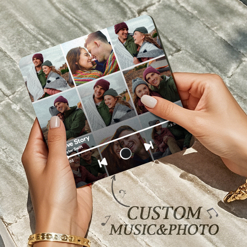 Muzyczny Magnes Na Lodówkę Prezent Z Personalizowanymi Zdjęciami