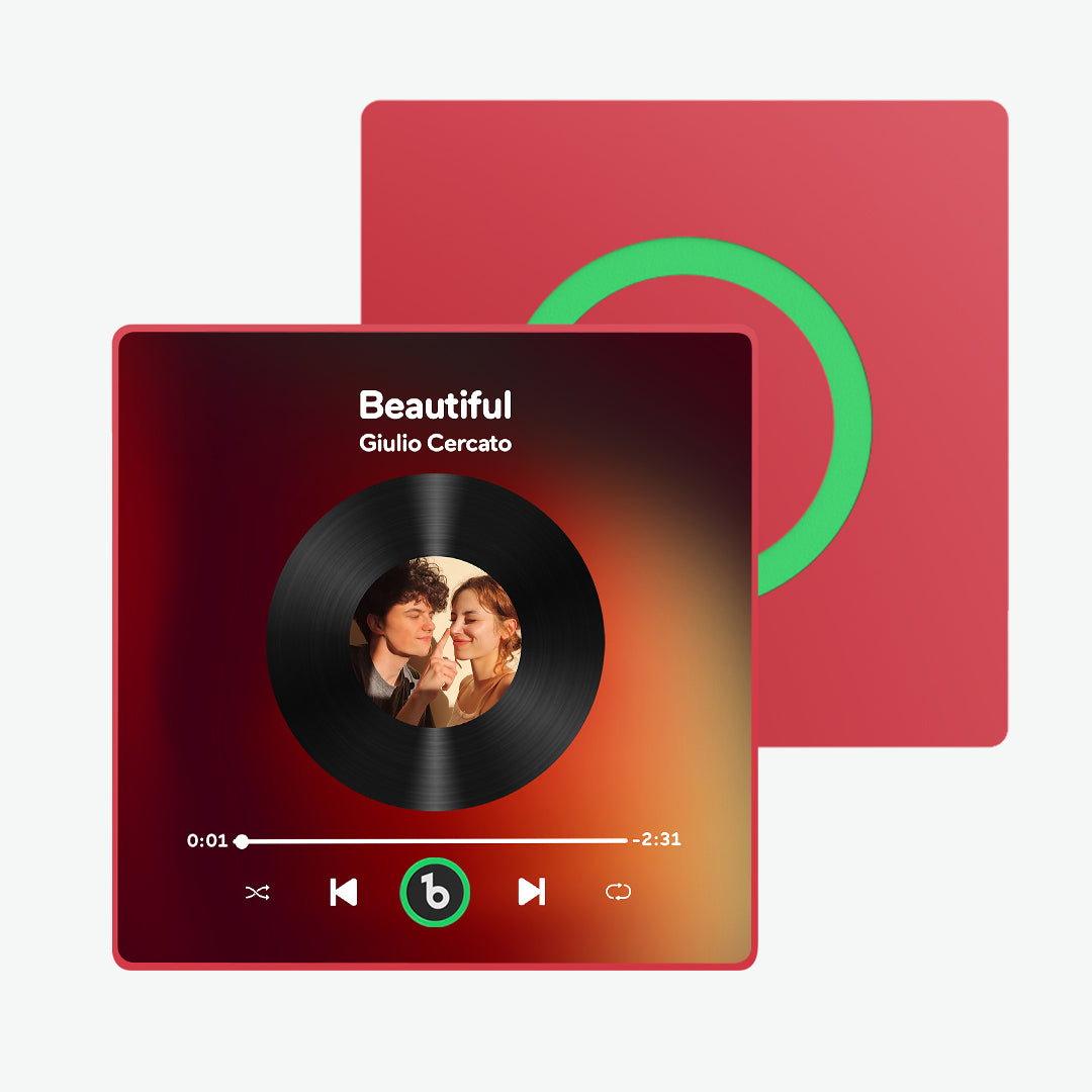 FridgeBeats Framed Custom Music Fridge Magnet Colorful Frame Album Fridge Magnet That Can Be Played Song Special Gift New 4.0 Upgrade