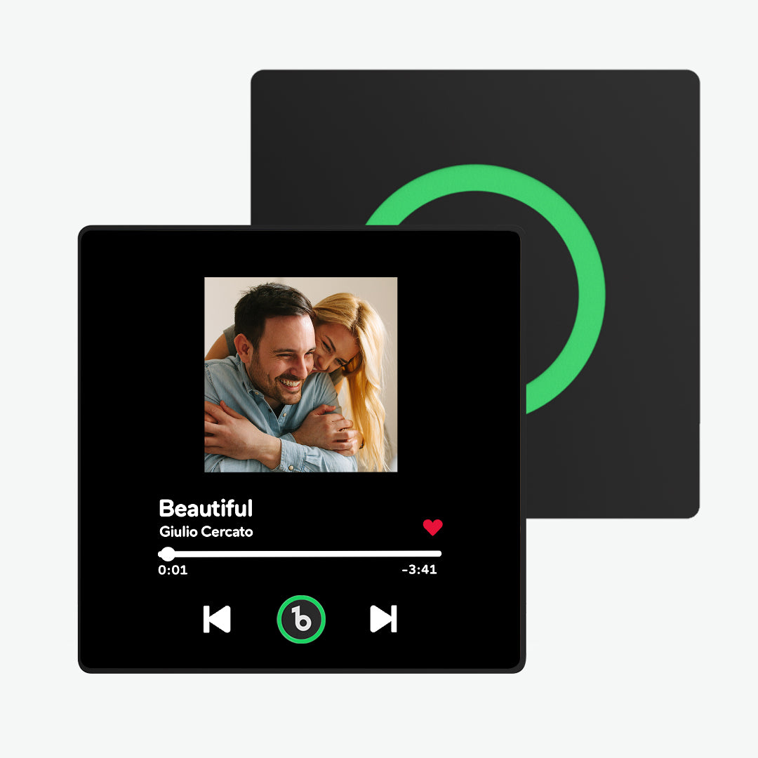 FridgeBeats Framed Custom Music Fridge Magnet New 4.0 Upgrade Colorful Frame Album Fridge Magnet That Can Be Played Song Anniversary Gift