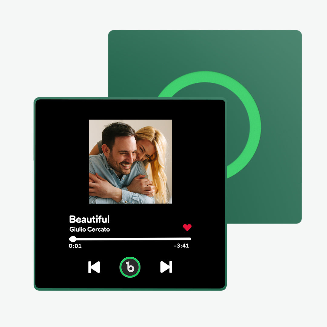 FridgeBeats Framed Custom Music Fridge Magnet New 4.0 Upgrade Colorful Frame Album Fridge Magnet That Can Be Played Song Anniversary Gift