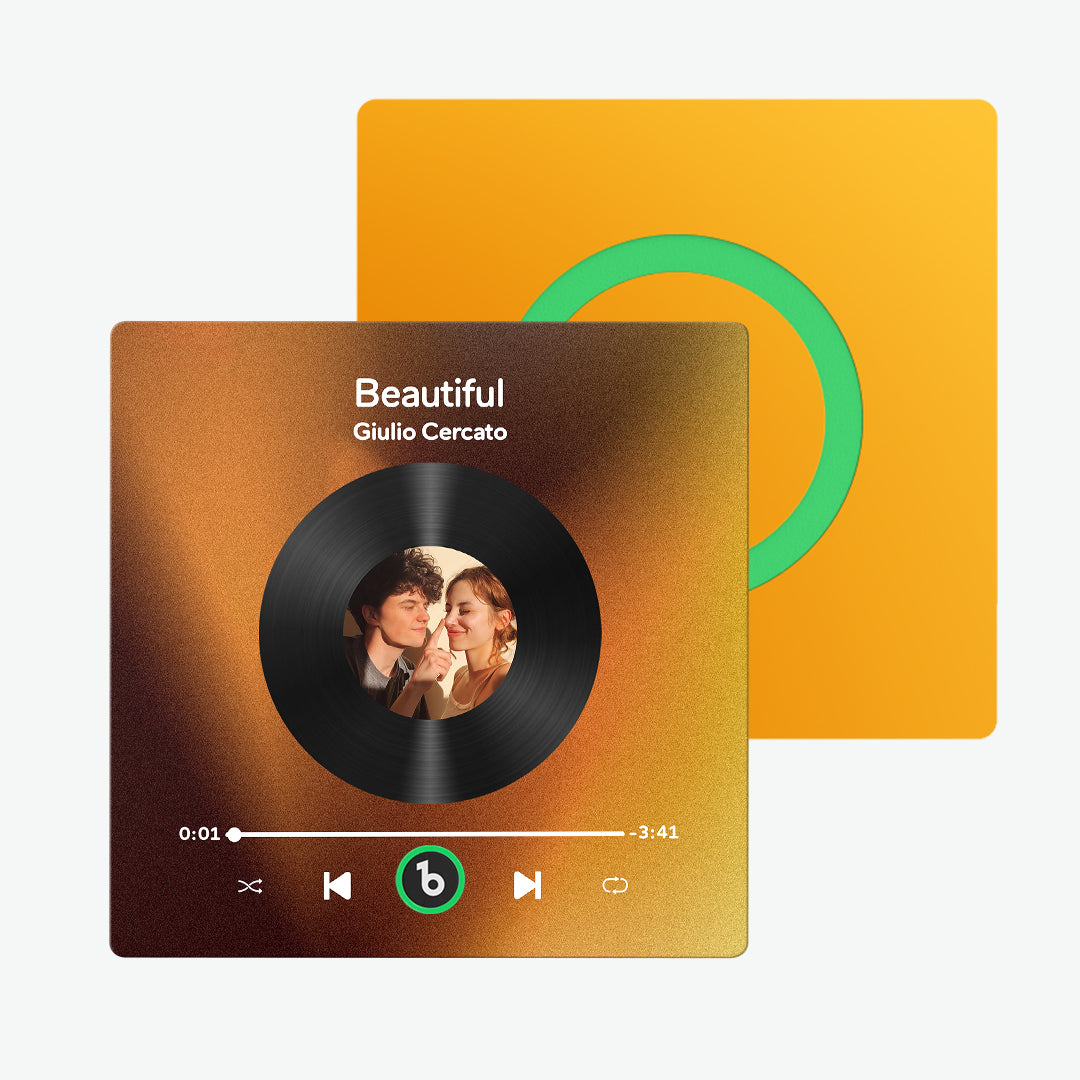 FridgeBeats Frameless Custom Music Fridge Magnet Colorful Album Fridge Magnet That Can Be Played Song Special Gift New 4.0 Upgrade